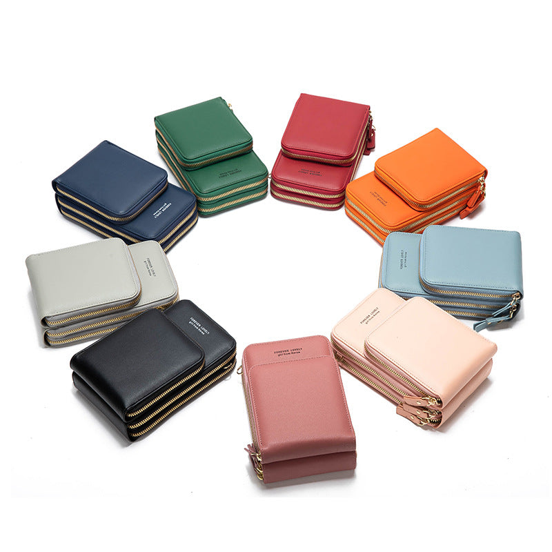 Crossbody Bag Women Tri-fold Pockets Phone Bags Crossbody Bag Women Tri-fold Pockets Phone Bags